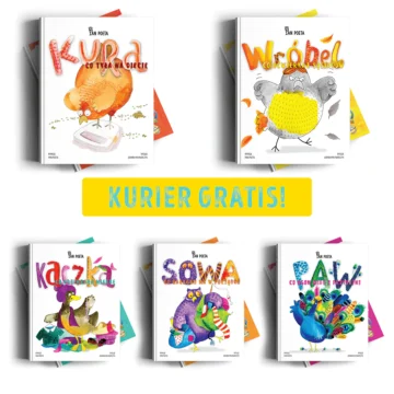 Zestaw 5 książek. Ptasia Seria Pana Poety